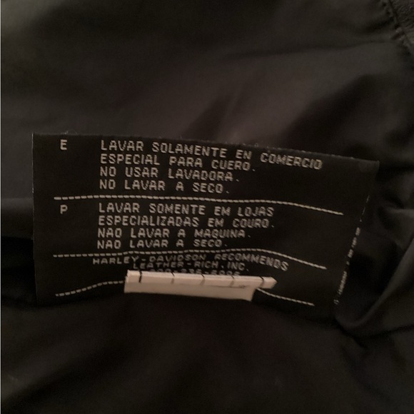 HARLEY DAVIDSON LEATHER VEST SIZE SMALL VINTAGE 90S - Picture 8 of 11